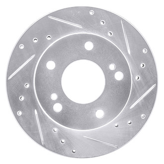 DFC® - Premium Drilled and Slotted Front Passenger Side Brake Rotor