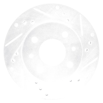 DFC® - Premium Drilled and Slotted Front Passenger Side Brake Rotor