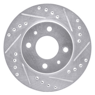 DFC® - Premium Drilled and Slotted Front Passenger Side Brake Rotor