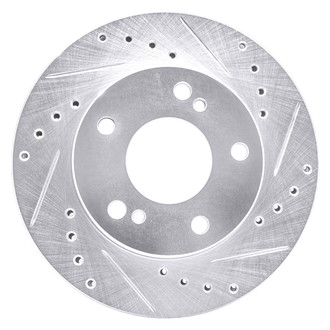 DFC® - Premium Drilled and Slotted Front Passenger Side Brake Rotor