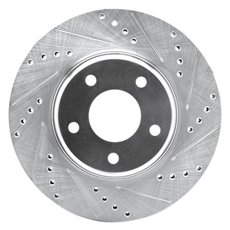 DFC® - Premium Drilled and Slotted Front Passenger Side Brake Rotor