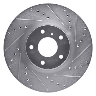 DFC® - Premium Drilled and Slotted Front Passenger Side Brake Rotor