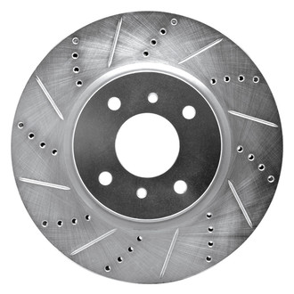 DFC® - Premium Drilled and Slotted Front Driver Side Brake Rotor
