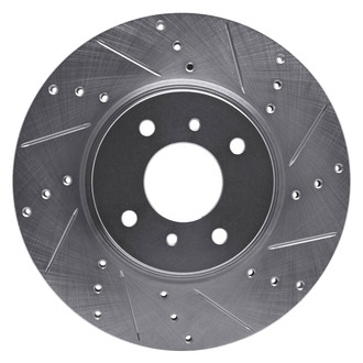 DFC® - Premium Drilled and Slotted Front Passenger Side Brake Rotor