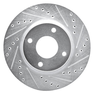 DFC® - Premium Drilled and Slotted Front Passenger Side Brake Rotor