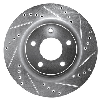 DFC® - Premium Drilled and Slotted Front Passenger Side Brake Rotor