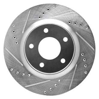 DFC® - Premium Drilled and Slotted Front Driver Side Brake Rotor