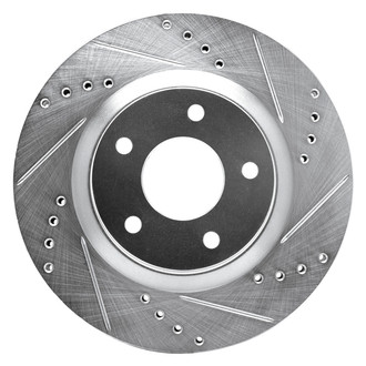 DFC® - Premium Drilled and Slotted Front Passenger Side Brake Rotor