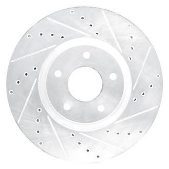 DFC® - Premium Drilled and Slotted Front Passenger Side Brake Rotor