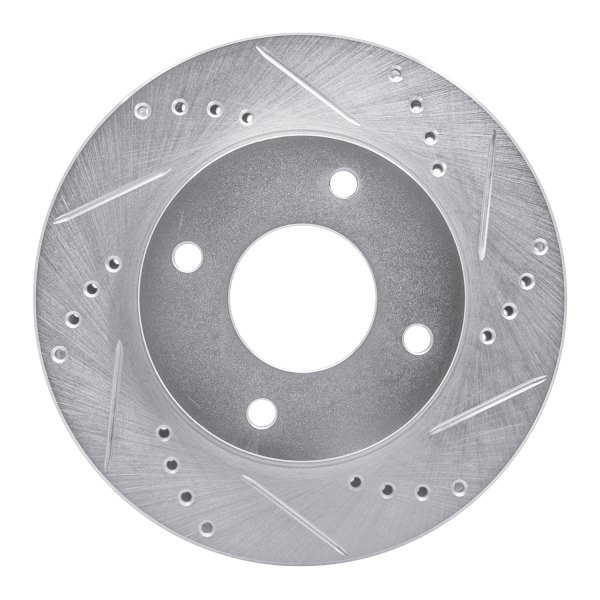 DFC® - Premium Drilled and Slotted Front Brake Rotor