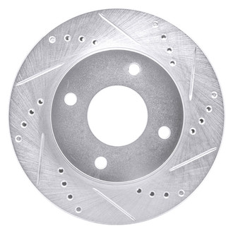 DFC® - Premium Drilled and Slotted Front Passenger Side Brake Rotor