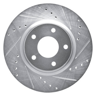 DFC® - Premium Drilled and Slotted Front Passenger Side Brake Rotor