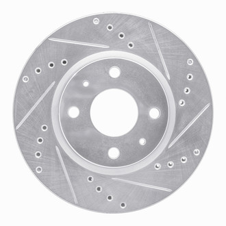 DFC® - Premium Drilled and Slotted Front Passenger Side Brake Rotor