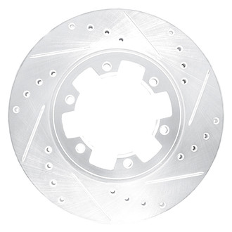 DFC® - Premium Drilled and Slotted Front Passenger Side Brake Rotor