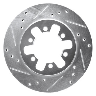 DFC® - Premium Drilled and Slotted Front Driver Side Brake Rotor