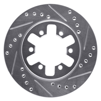 DFC® - Premium Drilled and Slotted Front Passenger Side Brake Rotor
