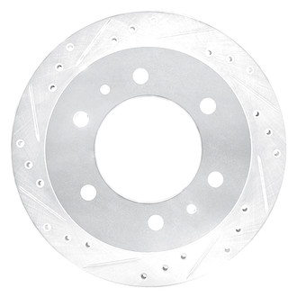 DFC® - Premium Drilled and Slotted Rear Driver Side Brake Rotor