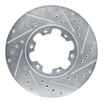 DFC® - Premium Drilled and Slotted Front Passenger Side Brake Rotor