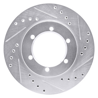DFC® - Premium Drilled and Slotted Front Passenger Side Brake Rotor