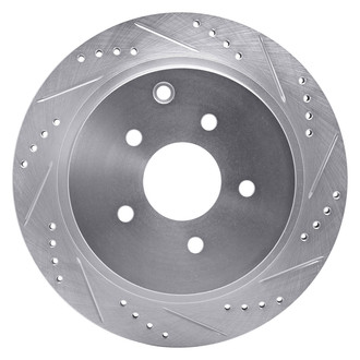 DFC® - Premium Drilled and Slotted Rear Passenger Side Brake Rotor