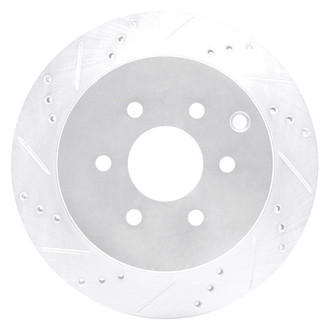 DFC® - Premium Drilled and Slotted Rear Driver Side Brake Rotor