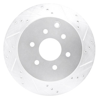 DFC® - Premium Drilled and Slotted Rear Passenger Side Brake Rotor