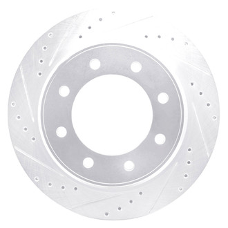 DFC® - Premium Drilled and Slotted Rear Driver Side Brake Rotor