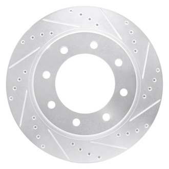 DFC® - Premium Drilled and Slotted Front Passenger Side Brake Rotor