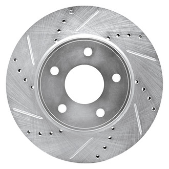 DFC® - Premium Drilled and Slotted Front Driver Side Brake Rotor