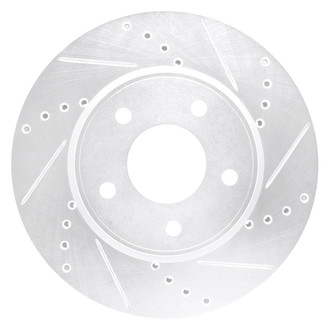DFC® - Premium Drilled and Slotted Front Passenger Side Brake Rotor