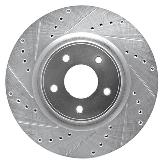 DFC® - Premium Drilled and Slotted Front Driver Side Brake Rotor