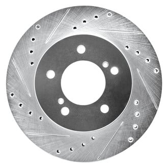 DFC® - Premium Drilled and Slotted Front Driver Side Brake Rotor