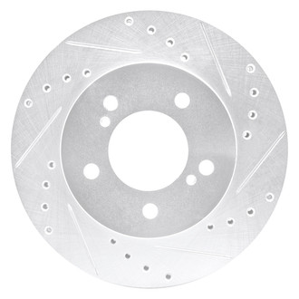 DFC® - Premium Drilled and Slotted Front Passenger Side Brake Rotor