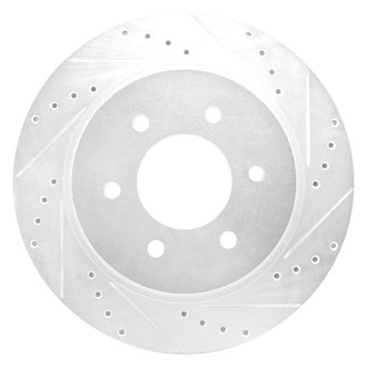 DFC® - Premium Drilled and Slotted Front Passenger Side Brake Rotor