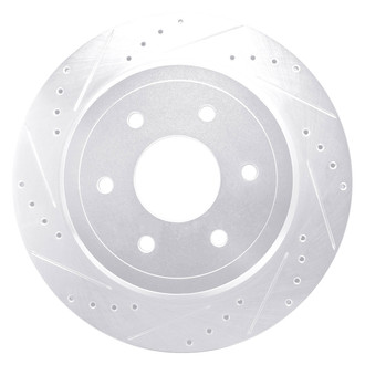 DFC® - Premium Drilled and Slotted Rear Driver Side Brake Rotor