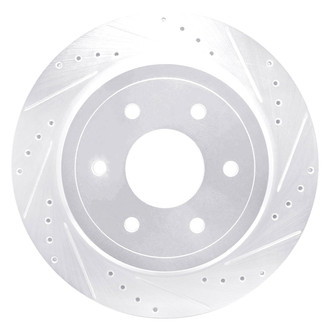 DFC® - Premium Drilled and Slotted Rear Passenger Side Brake Rotor