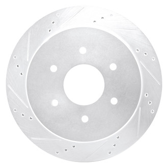 DFC® - Premium Drilled and Slotted Rear Driver Side Brake Rotor