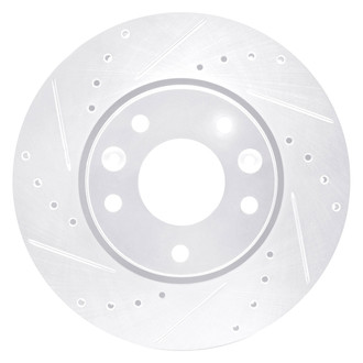 DFC® - Premium Drilled and Slotted Front Driver Side Brake Rotor