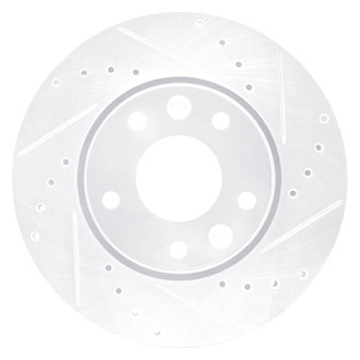 DFC® - Premium Drilled and Slotted Front Passenger Side Brake Rotor