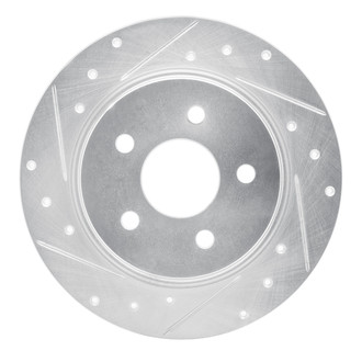 DFC® - Premium Drilled and Slotted Rear Driver Side Brake Rotor