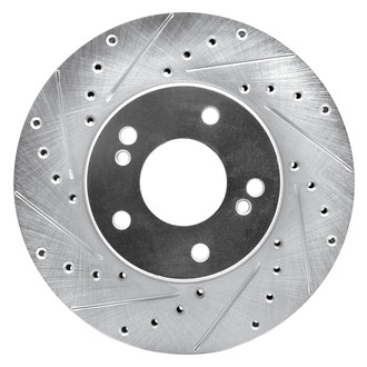DFC® - Premium Drilled and Slotted Front Driver Side Brake Rotor