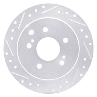 DFC® - Premium Drilled and Slotted Rear Driver Side Brake Rotor