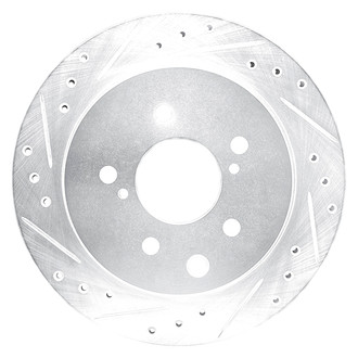 DFC® - Premium Drilled and Slotted Rear Driver Side Brake Rotor