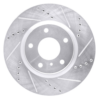 DFC® - Premium Drilled and Slotted Front Passenger Side Brake Rotor