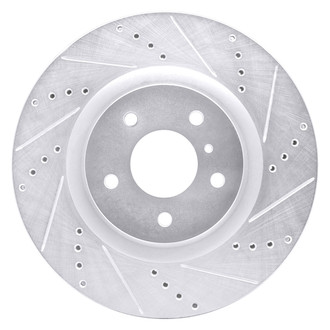 DFC® - Premium Drilled and Slotted Front Passenger Side Brake Rotor