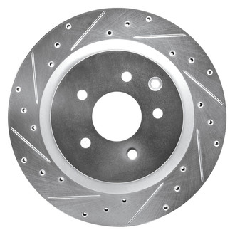 DFC® - Premium Drilled and Slotted Rear Driver Side Brake Rotor