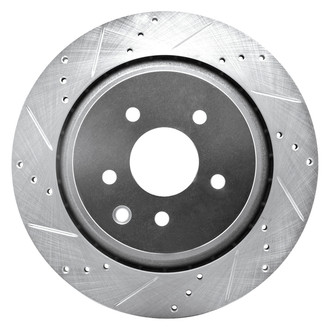 DFC® - Premium Drilled and Slotted Rear Driver Side Brake Rotor
