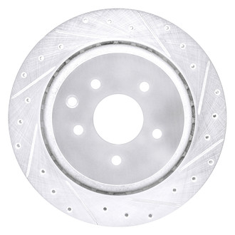 DFC® - Premium Drilled and Slotted Rear Passenger Side Brake Rotor