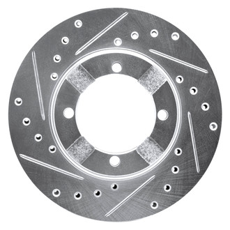 DFC® - Premium Drilled and Slotted Front Brake Rotor