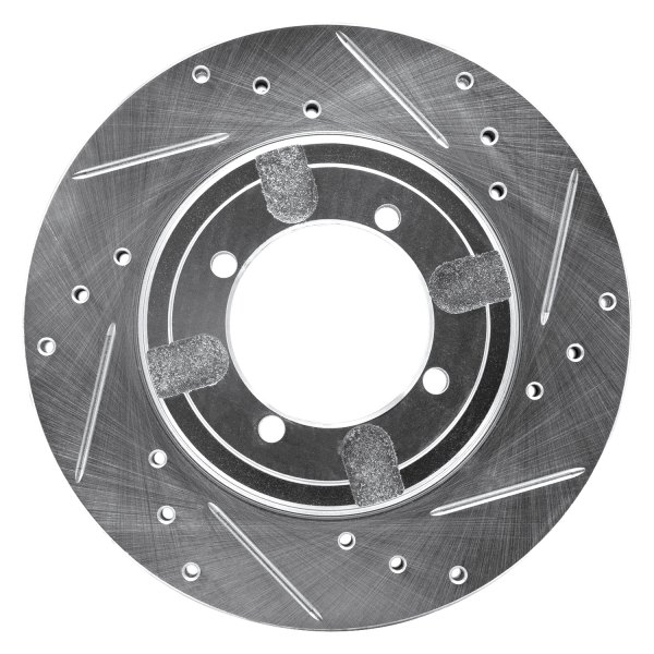 DFC® - Premium Drilled and Slotted Front Brake Rotor